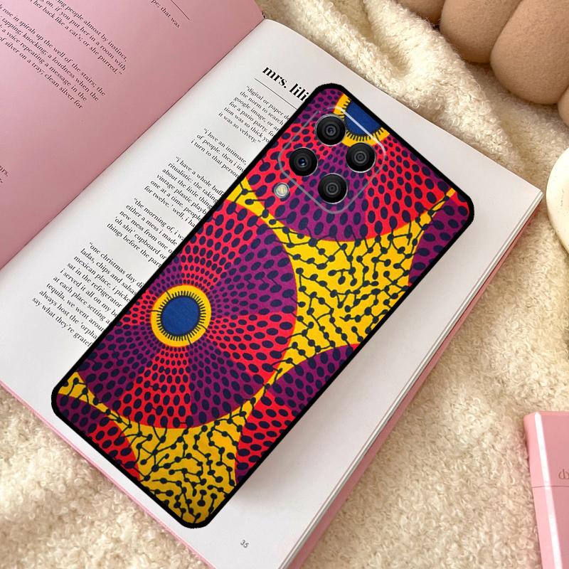 African Fabric Print Case For Samsung Galaxy M21 M12 M13 M14 M15 M06 M16 M36 M56 M31 M53 M32 M52 M35 M55 M34 M54