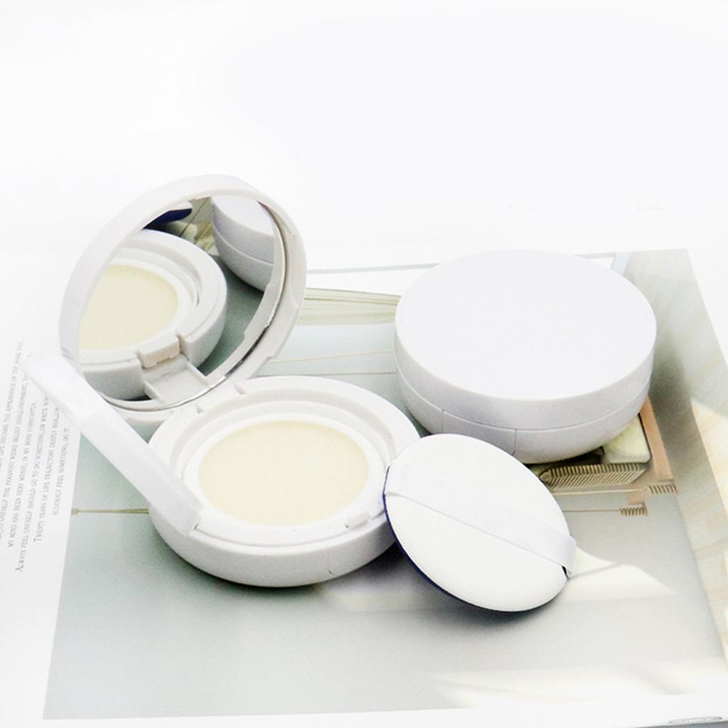 15g Empty Air Cushion Box Portable Cosmetic Makeup Case Container with Powders Sponges Mirror Makeup Case for BB Cream
