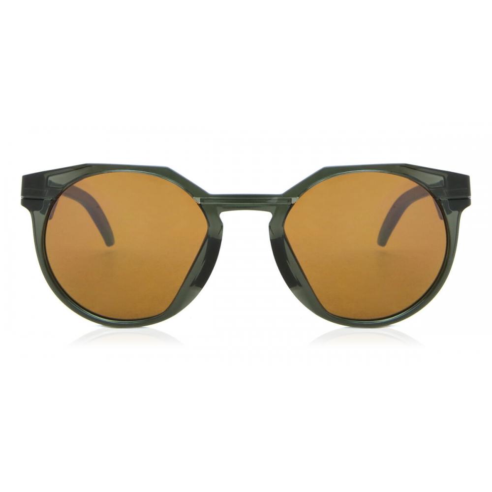 

Oakley Oo9242 Hstn Polarized 924203 Men Sunglasses Transp Olive Ink Grn/52