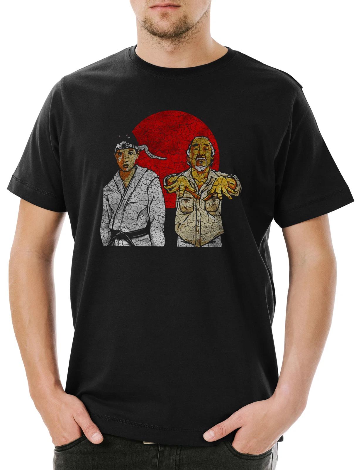 Karate Team Mens kids boys T-Shirt Daniel Mr. Mister Kesuke Kid Kai Material Arts 110