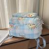 Children's Schoolbag Women's Cartoon Printed Large Capacity Backpack with Coin Purse
