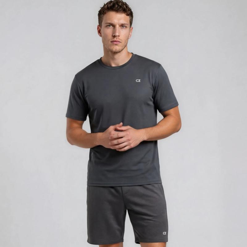 Cozylook Men S Cool Motion Short Sleeve And SleeveleSS ShortS SportSwear 3 Piece