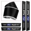 AACW1 Car Door Sill Anti-scratch Stickers Carbon Microfiber Sticker For Ford Edge Explorer Transit Ranger Kuga MK2 MK7 Fusion Ecosport