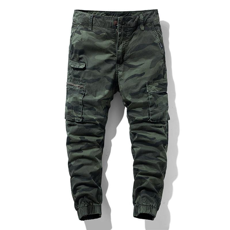 New Men's Camouflage Overalls Versatile High Street Loose Pants Casual Pants Functional Wind Pants Men's Premium Sense