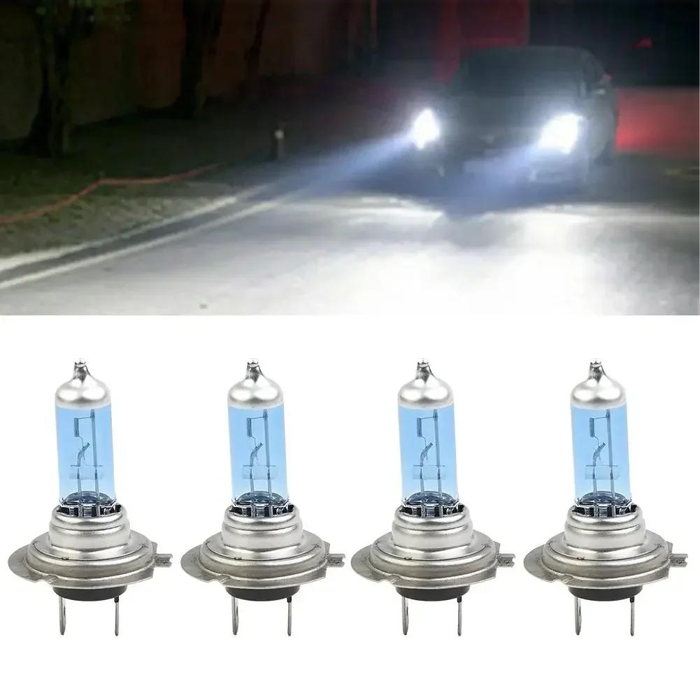 H4 100W 12V Halogen Bulb H4 Super White Fog Lights High Power Car Headlights Lamp Car Light Source Parking