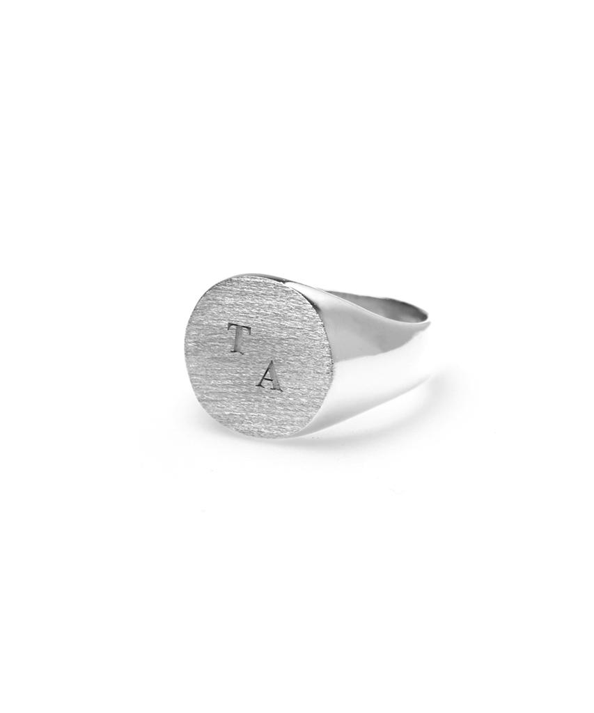 Marta Stamp Ring Silver