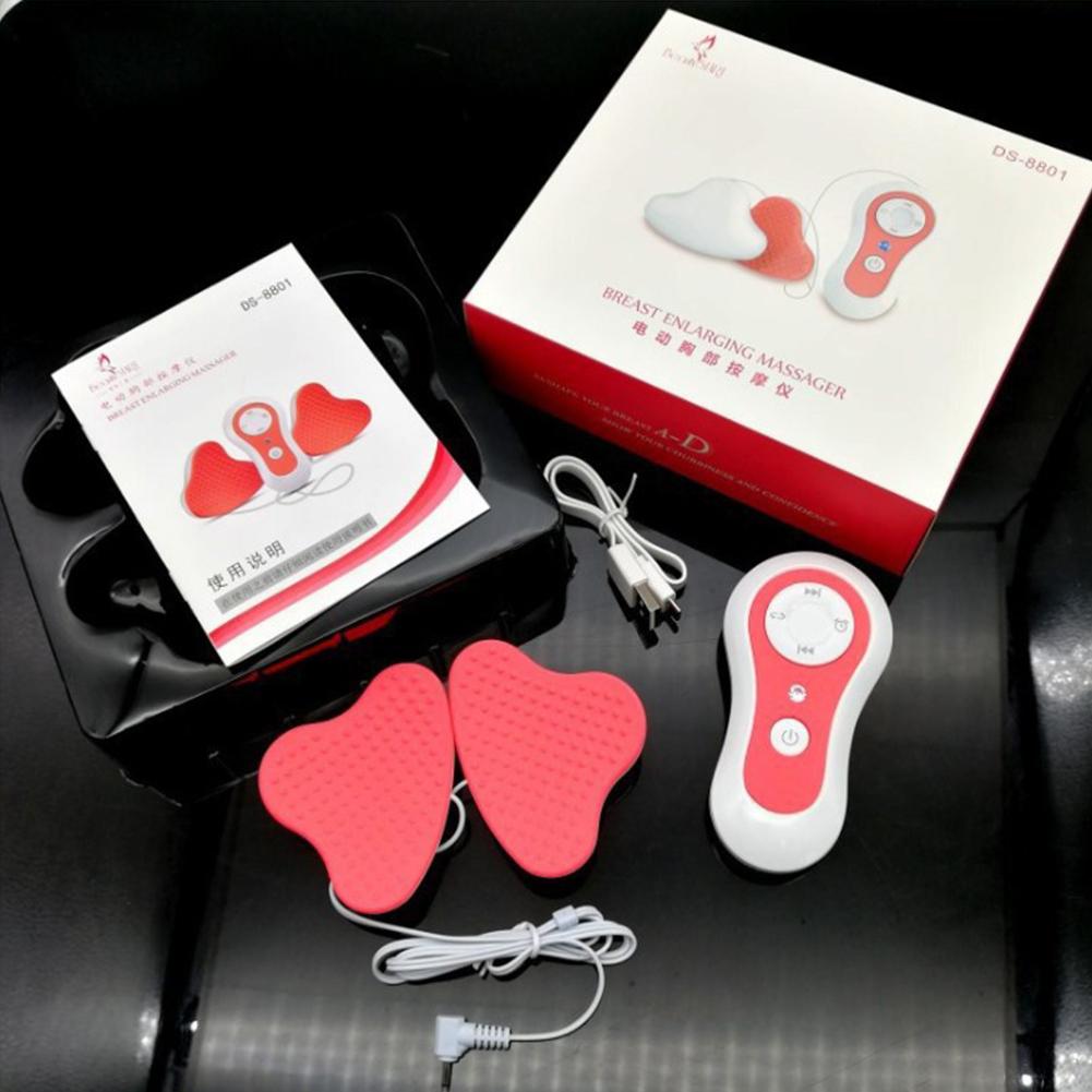 Magnet Breast Enhancer Electric Chest Enlargement Massager Anti-Chest Sagging Device Breast Acupressure Massage Therapy Tool