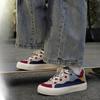 Mode Sommer Herrenschuhe Modetrend Atmungsaktiv Neue Spleißung Lässige Flache Schuhe Nischendesign Canvas Höhenerhöhende Klobige Sneaker