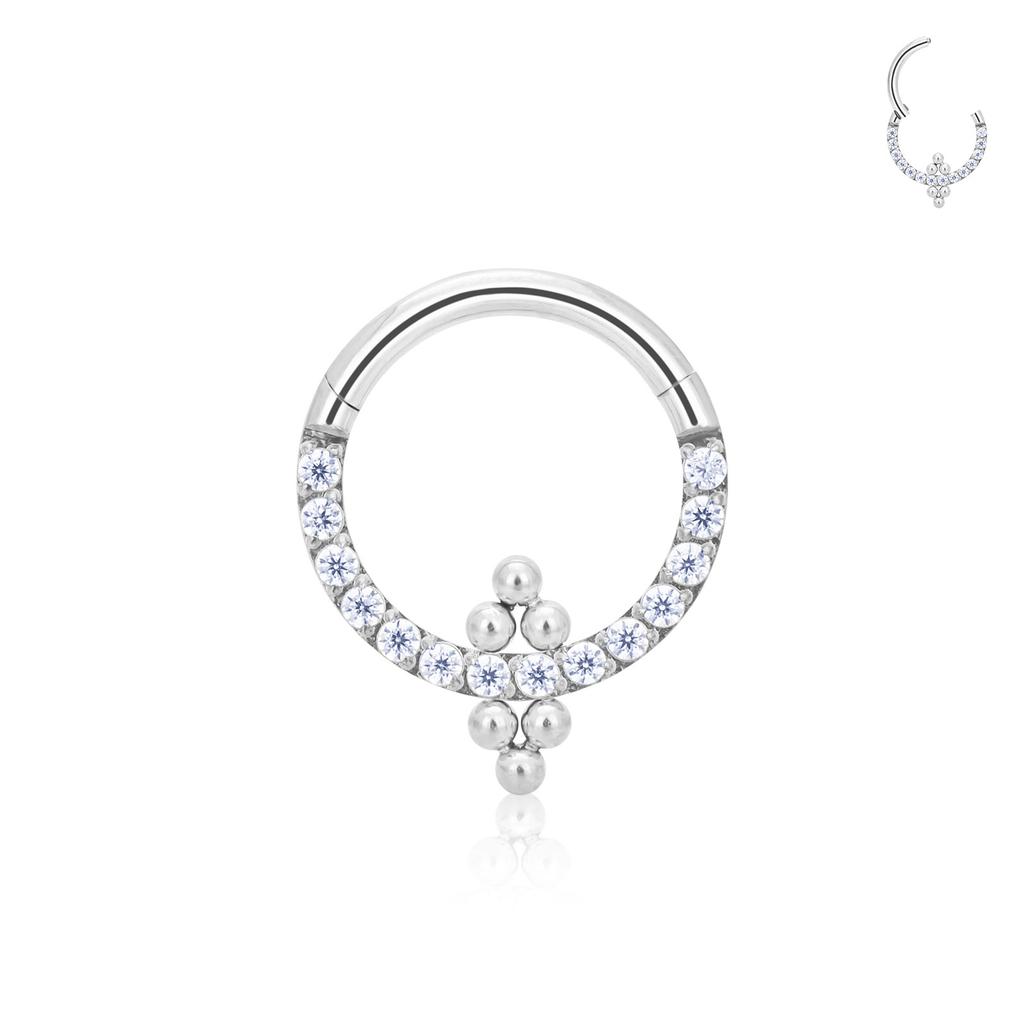 G23 Titanium Piercing Nose Ring Body Jewelry Hoop Earings ASTM F136 Cartilage Tragus Diaphragm Titanium Hing