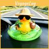Enten Baby Spielzeug im Cartoon-Stil mit Kokosnuss- und Palmenbaum-Dekoration für das Fahrzeuginnere