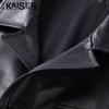 KAISER Men's Sheepskin Leather Motorcycle Jacket