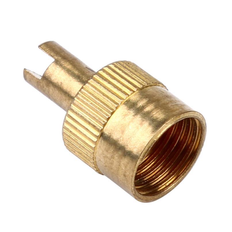 Copper Car Tire Valve Cap - Nickel Plated Cover Spot