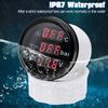 3 In 1 Digital 52mm Gauge with Alarm 0~120℃ Water Temperature Gauge+Oil Pressure+Voltage with Oil Press/Water Temp Sensor