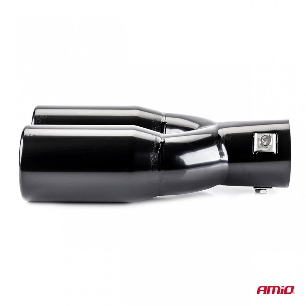 Auspuffendstück Edelstahl Mt 004B Schwarz Amio-02194