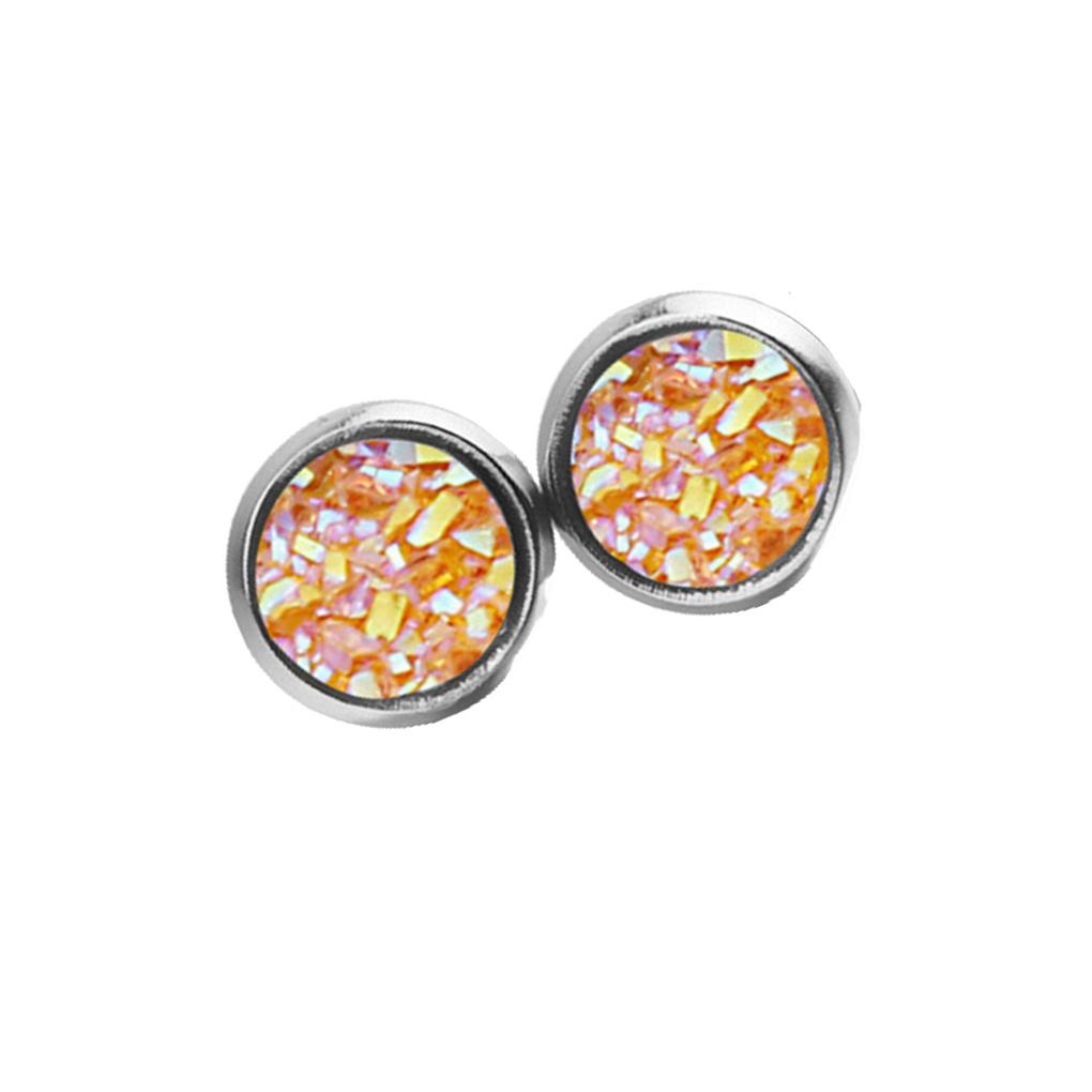 1 Pair Earrings Simple Fashionable Eye-catching Eardrops Fine Electroplating Ear Studs Gorgeous Gift Girls Birthday Party