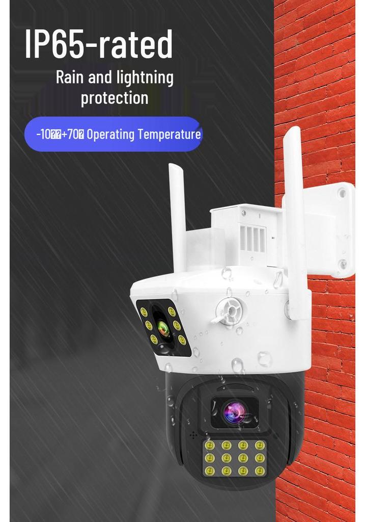 Wireless HD All-in-One Camera System for Home & Outdoor - No Wiring Needed