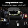 Reflective Safety Stickers for Helmets, Motorcycles, and Bicycles