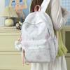 Schoolbag new fresh and sweet printed backpack trend large capacity lightweight student bag commuter travel leisure backpack