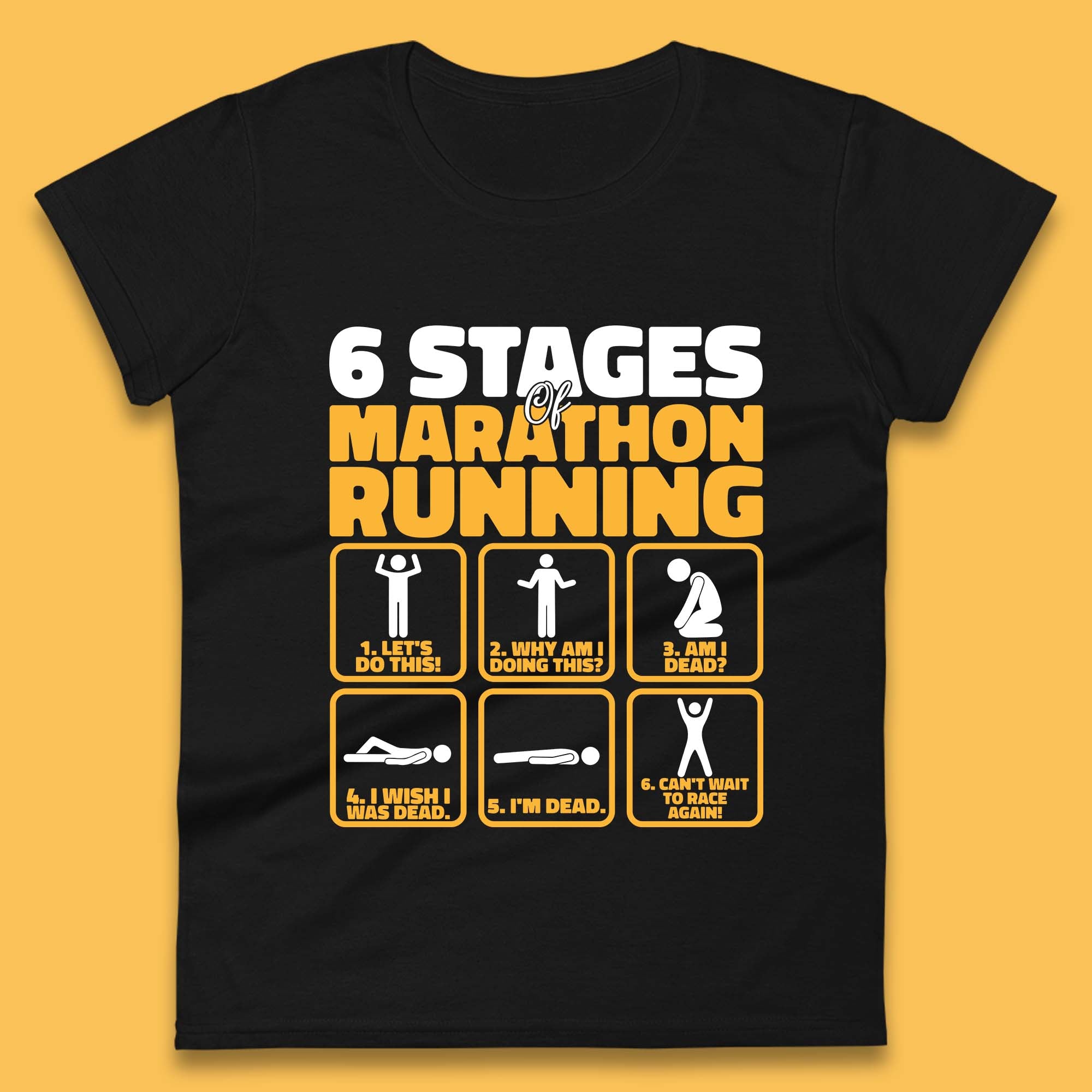 6 Этапов Марафона Женская Футболка Мужские Топы Футболки Унисекс M