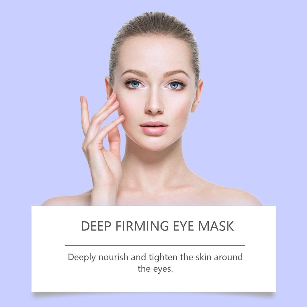 Hydratační a zpevňující oční maska pro šetrnou péči o pleť