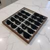 Elegant Eyeglass Holder Craft Of Wood And Flannel Interior