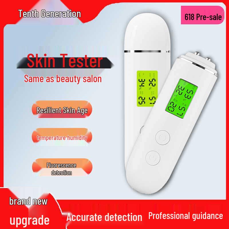 Smart Facial Hydration & Oil Analyzer Pen with Fluorescence Detection