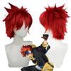 Vibrant Red Sk8 The Infinity Kyan Reki Wig Perfect For Anime Fans