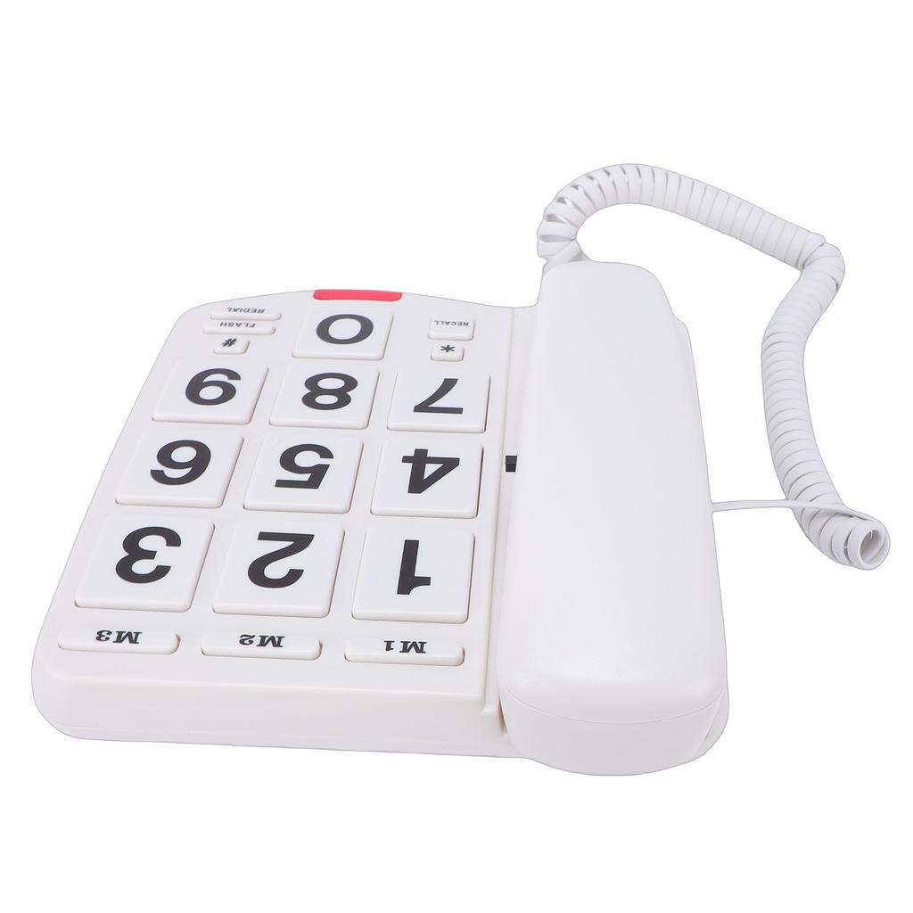 Large Keys Corded Phone   Speed   Landline Phone with 110dB Loud   Flashing Indicator   Function for Seniors