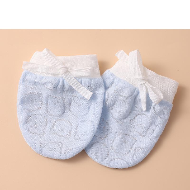 Babyhandschuhe Kratzschutz Gesicht Neugeborene Neugeborene Können Beißen Baby Handschutz Re Baumwolle Frühling und Herbst Modelle