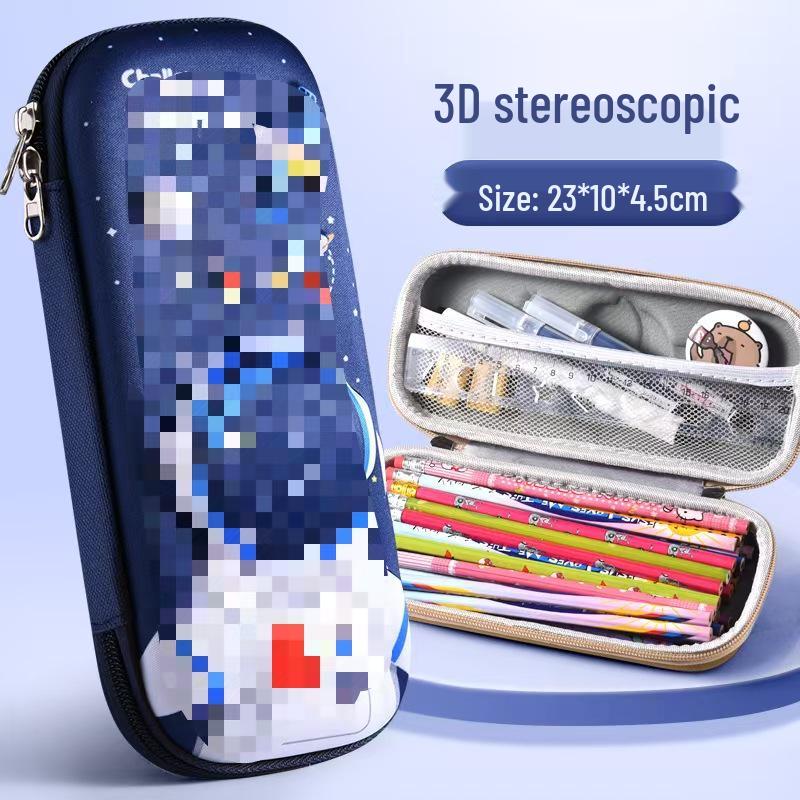 Large 3D Cartoon Pencil Case for Primary School Students
