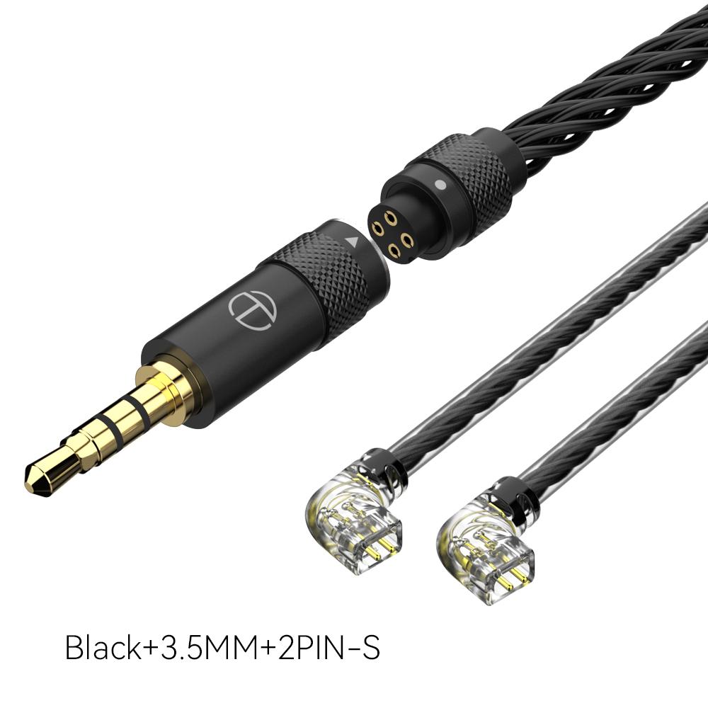TRN T2 Pro16 Core Earphones Silver Plated HIFI Upgrade Cable 2.5/3.5/4.4/Type C/Lighting/QDC//MMCX/0.75/0.78 MT4 TA4 MT1MAX