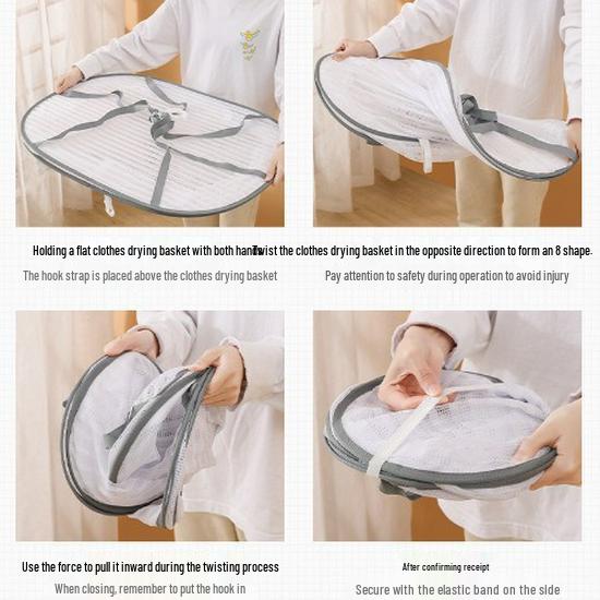 Foldable Mesh Drying Rack for Sweaters and Woolens