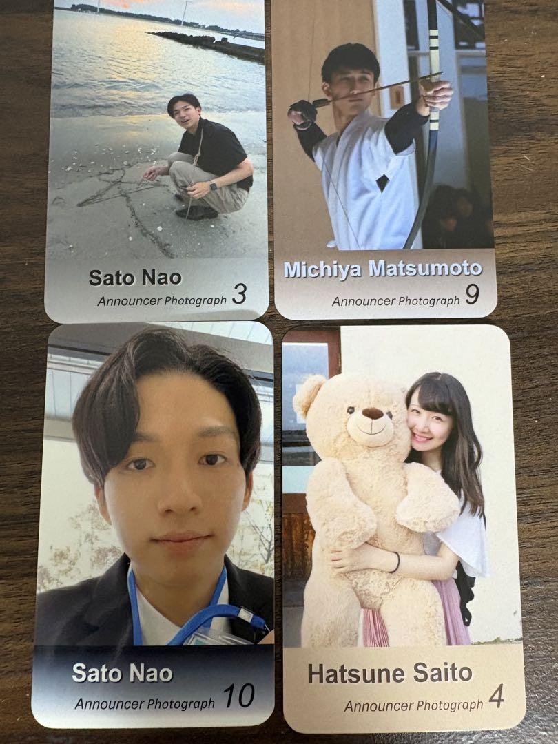 

[USED] CBC Radio Summer Festival Announcer s Growth Card Hatsune Saito, Michiya Matsumoto, Kusuda Sato