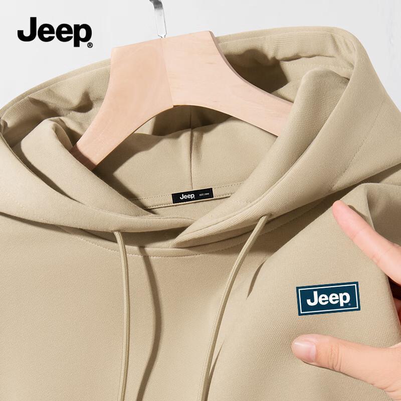 Jeep Men's Heavyweight Hooded Sweatshirt