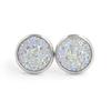6 Pairs Stainless Steel Shiny Austrian Crystal Round Stud Earrings Set