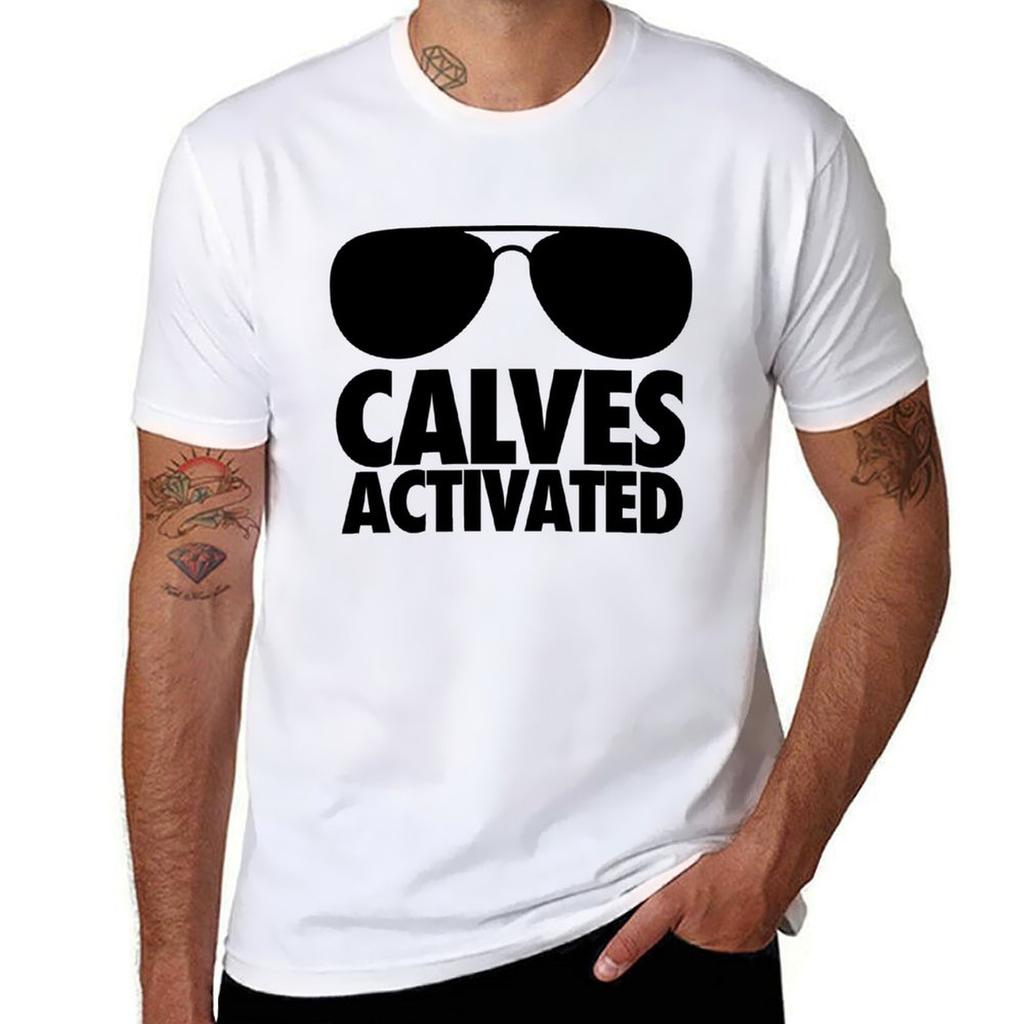 CALVES ACTIVATED AVIATORS TShirt Graphic Print Short Sleeve TShirt