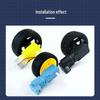 65mm Rubber Tire Smart Car Racing Wheel with TT Motor