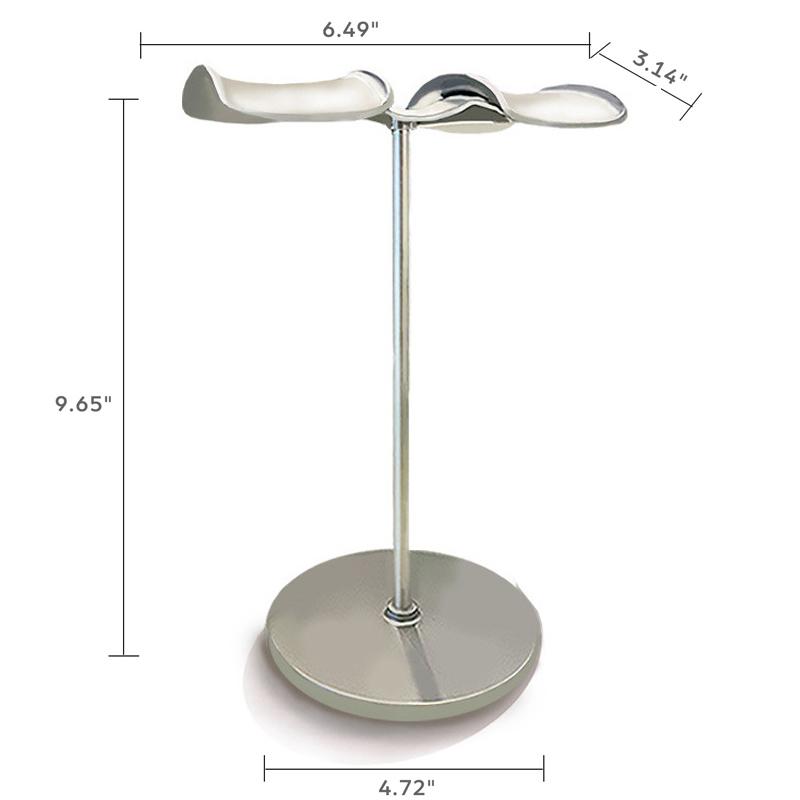 Universal Headphone Stand Detachable Headset Hanger Metal ABS Double Side Headphones Bracket Display Shelf with Anti-slip Pad