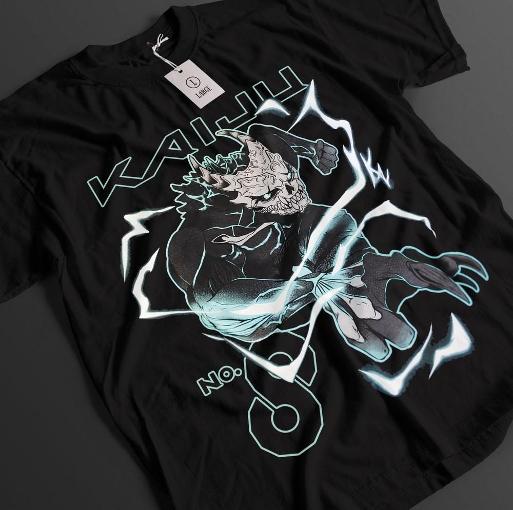 

Kaiju N 8 Shirt Kafka Tshirt Mina Ashiro T-Shirt Reno Kikoru Top Isao Anime Tee S