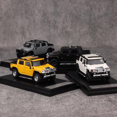 LuLu Model 1:64 Hummer H2 SUV Off-Road Pickup Alloy Model Car Metal Send Friends Send Leaders Birthday Presents
