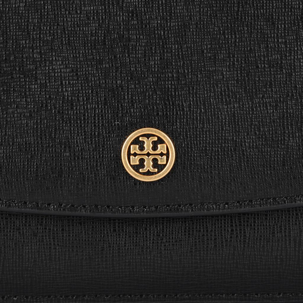 Tory Burch Robinson Chain Leather Wallet Women wallet Black 82946-001