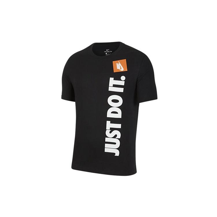 Nike Alphabet Large Logo Sports Short Sleeve Black Men s CT6301-010 XL