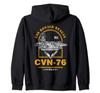 US Navy Aircraft Carrier CVN-76 Ronald Reagan (USS Ronald Reagan) Zip-Up Hoodie