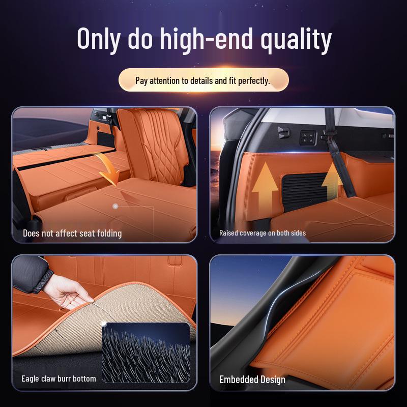 Exeed Lanyue 2026 Trunk Mat: Full Coverage Car Interior Decor for Six/Seven-Seater Models