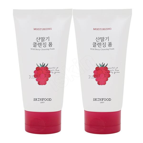1+1 Skinfood Veggie Garden Wild Strawberry Cleansing Foam 150ml 2 x Wild Strawberry Cleansing Foam