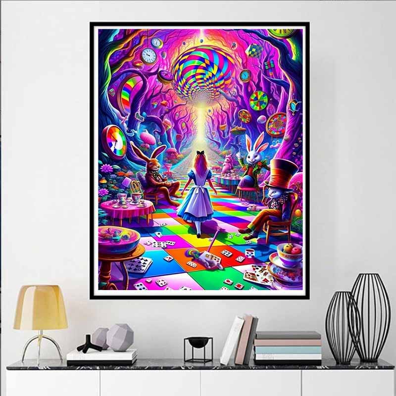 Disney 5D DIY Diamond Painting Ariel Watercolor Illustration Embroidery Mosaic Cross Stitch Home Decor Gifts Crafts