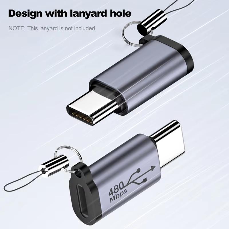 מתאם USB-C ל-Mini USB Micro USB מחבר נקבה ממיר למכשירים מרובים