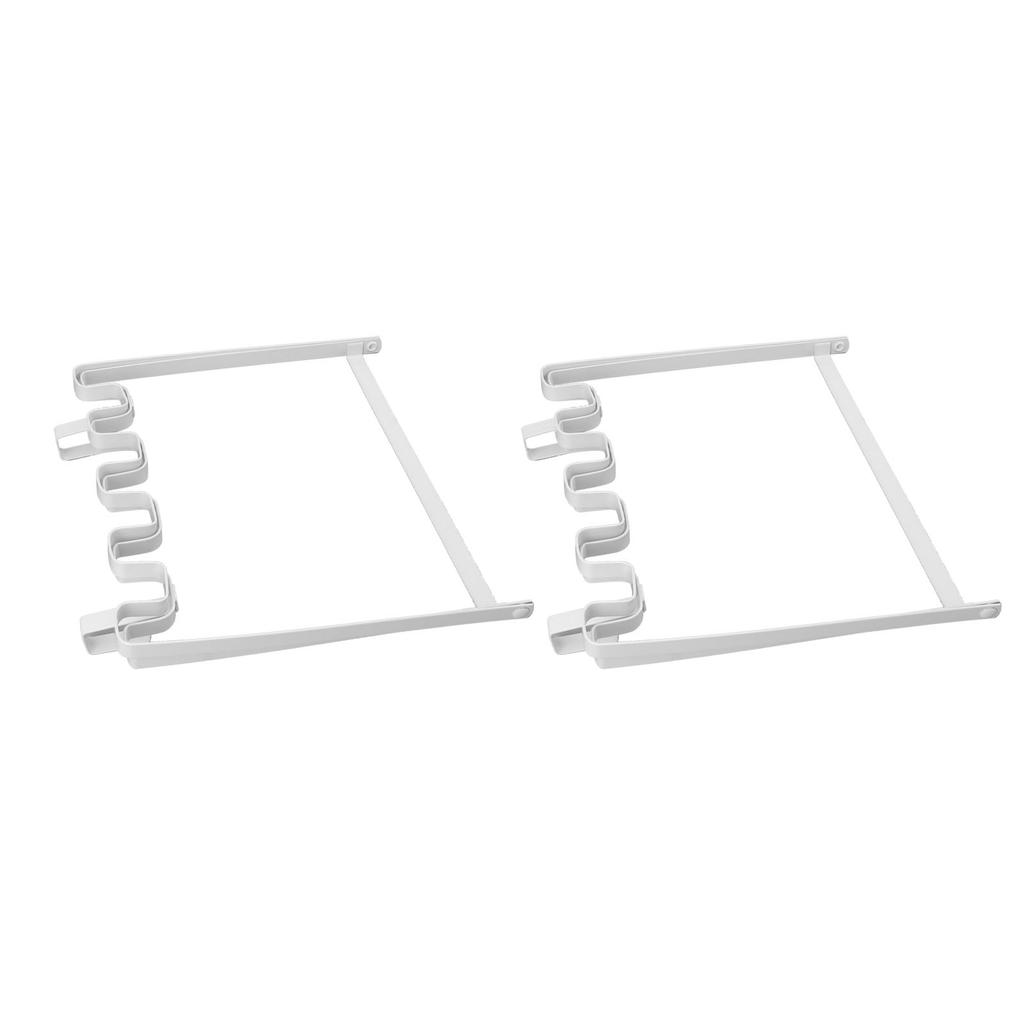 2 Stück Hängender Müllbeutelhalter Eisen Faltbar Unter Spüle Müllbeutelständer für Küchenschrankrahmen