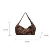 Yogodlns Large Leopard Shoulder Bags Women Fashion Big Packages Lazy Style Hobo Bags Autumn And Winter Leisure Or Travel Bags