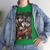 Native American Girl With Her Pet Gray Wolf T-Shirt Indian Dog Wolfdog